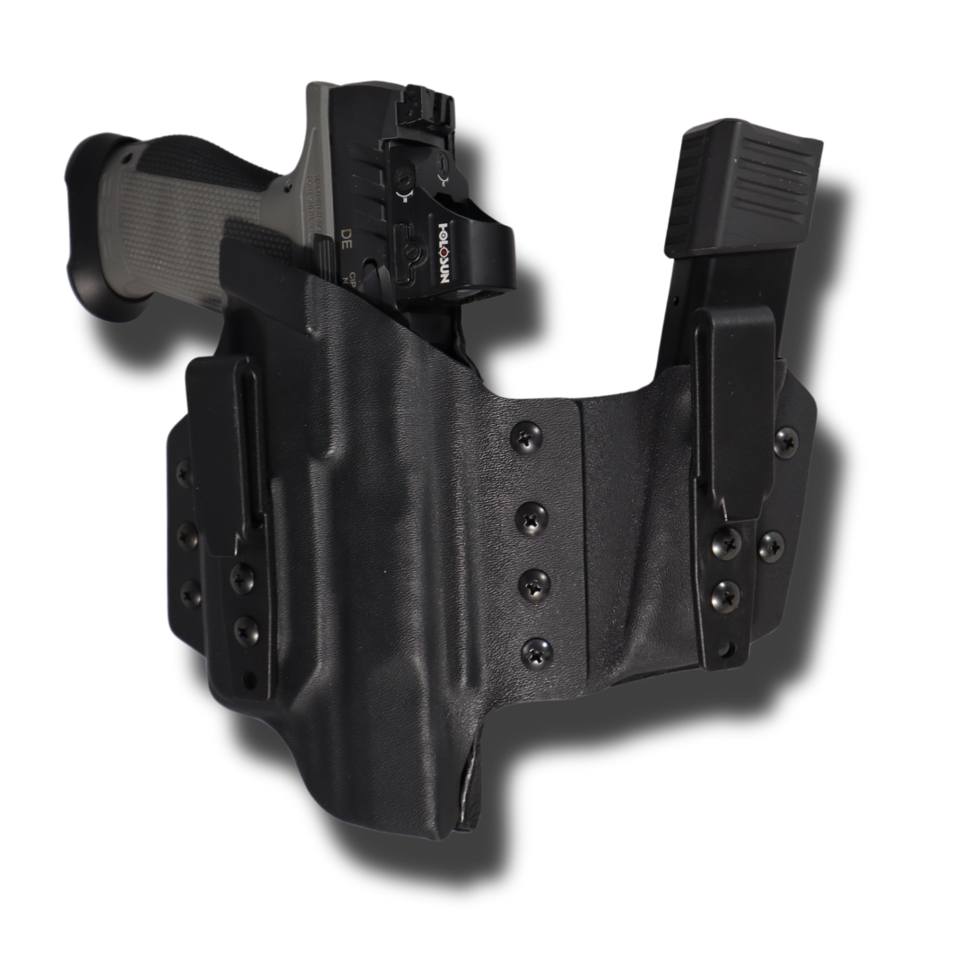 Concealed Holster with a Detachable Magazine Carrier