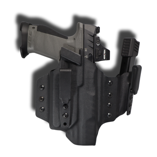 Concealed Holster with a Detachable Magazine Carrier