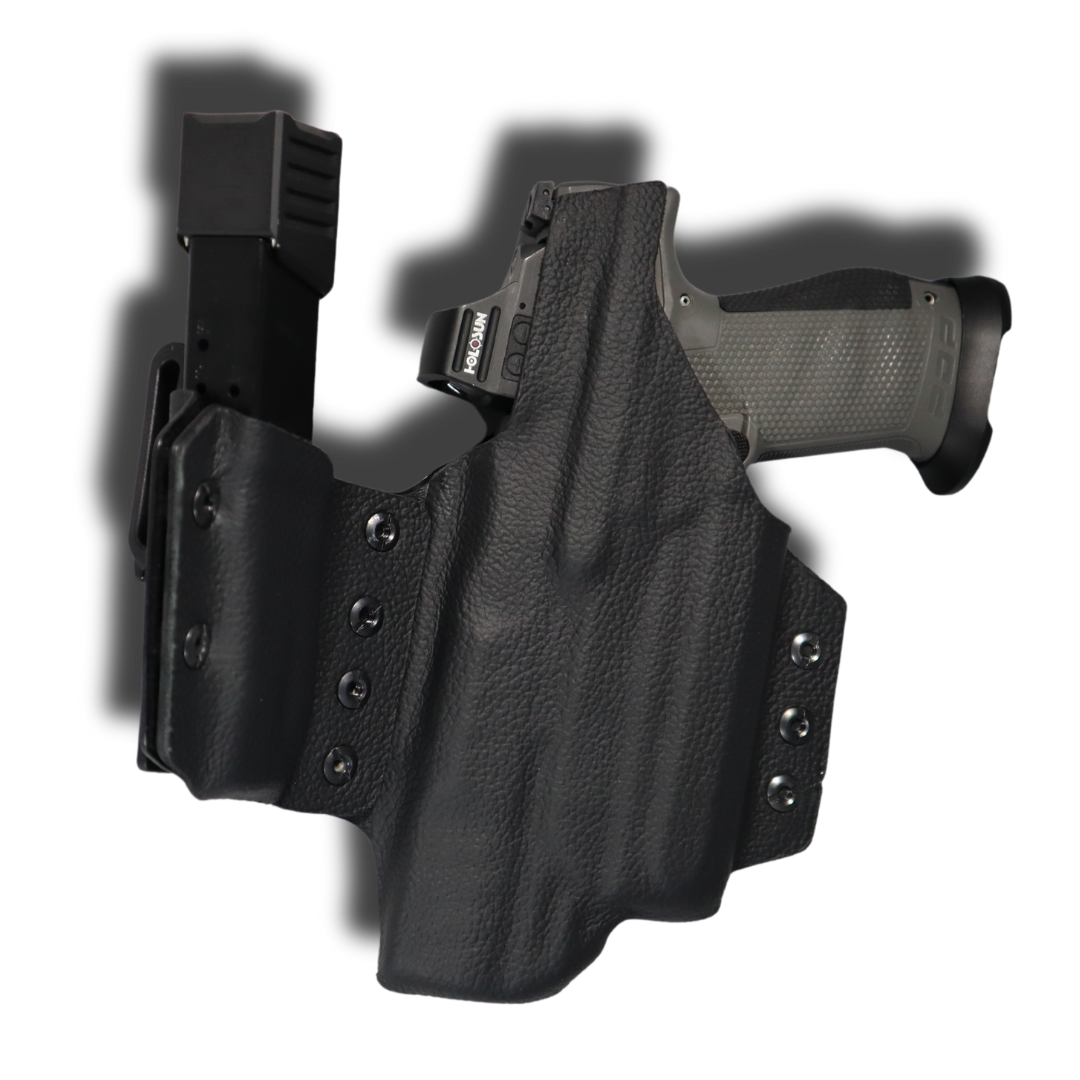 Concealed Holster with a Detachable Magazine Carrier